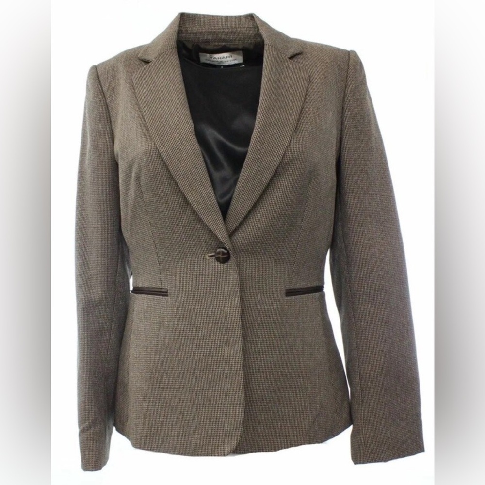Tahari ASL Brown Women's Blazer
